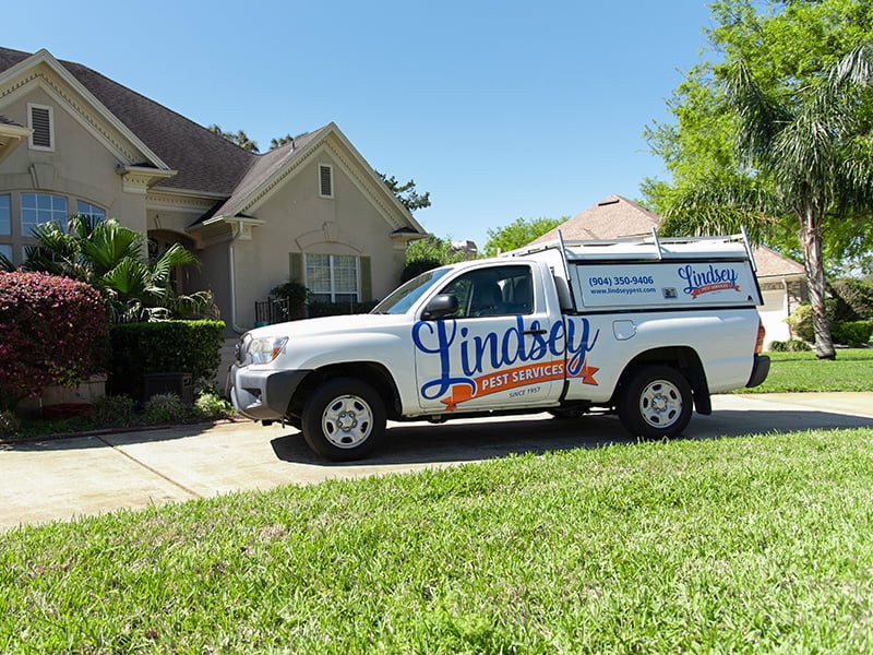 lindsey pest services termite truck
