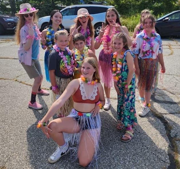 Blueberry festival parade dance crew