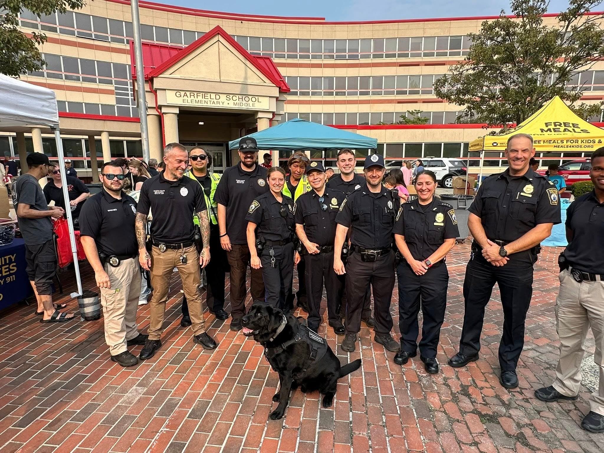Revere police in the community