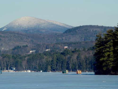Wilson lake during the winter