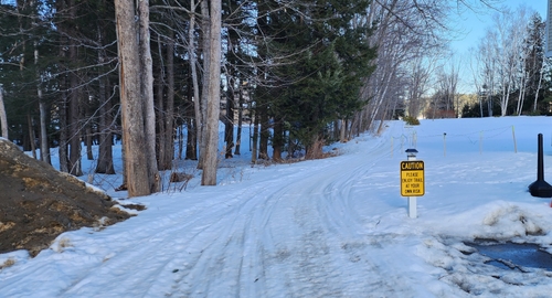Wilson Lake Inn Snowmobile Trail Lake access