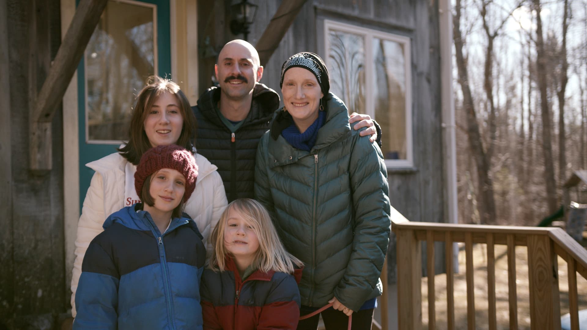 Kathleen with her family