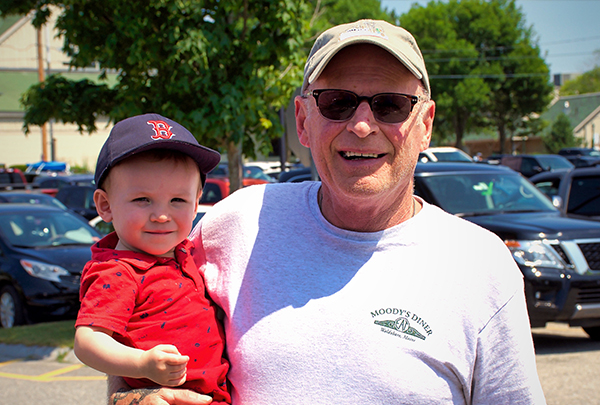 Kenny with his grandson