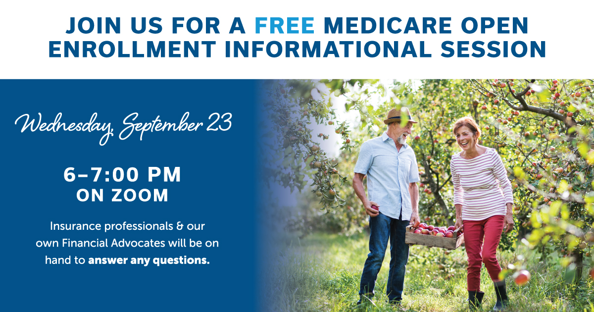 Join us for a free medicare open enrollment informational session