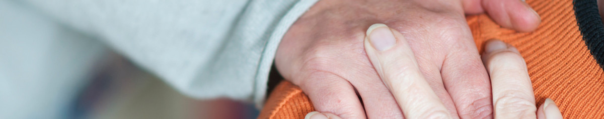 Interlocked hands