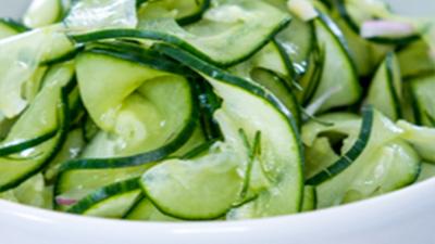 Lime Cucumber Salad