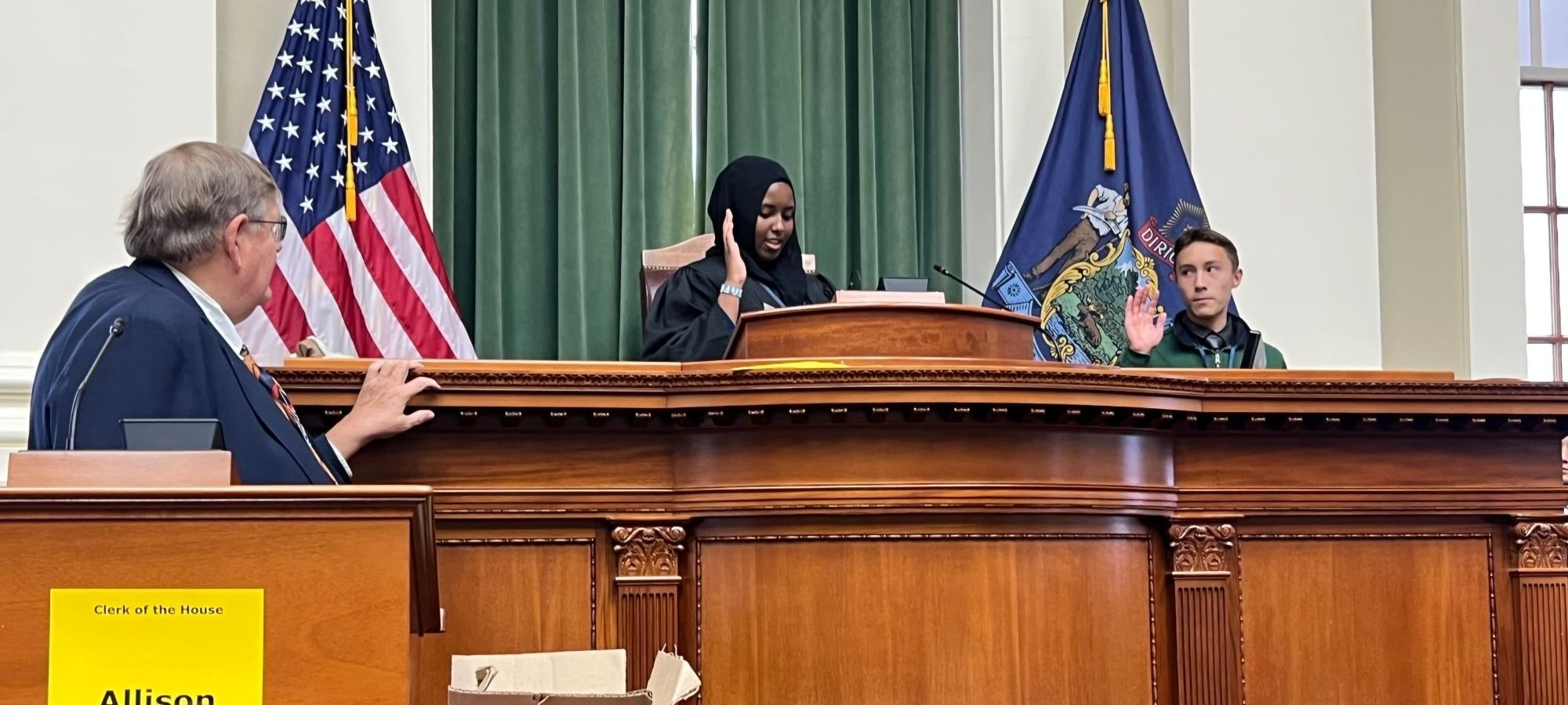 swearing in youth government officials