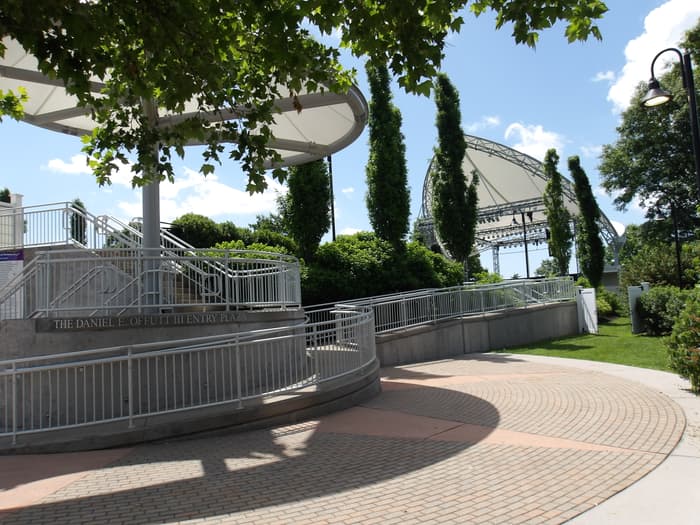 Library Riverwalk and Levitt Pavilion