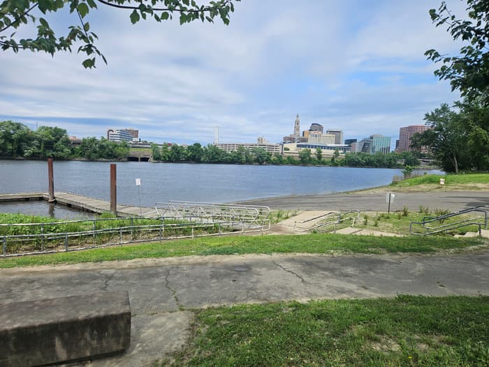 boat launch at Great River Park (Credit: Laura Kelly)