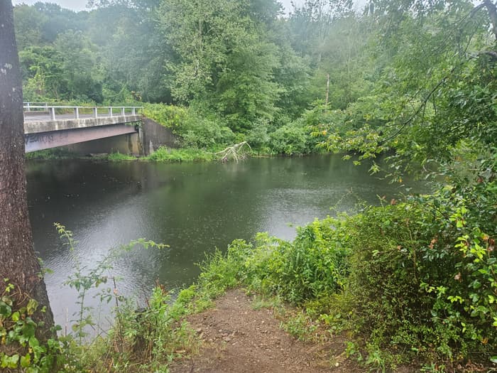 Willimantic River from River Park in Mansfield