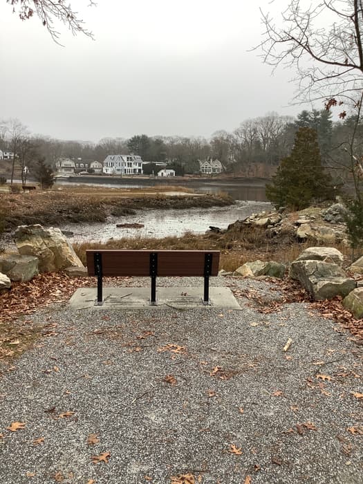 Bench Overlooking the Marsh  - Riverside Park (Credit: C. Kelly)