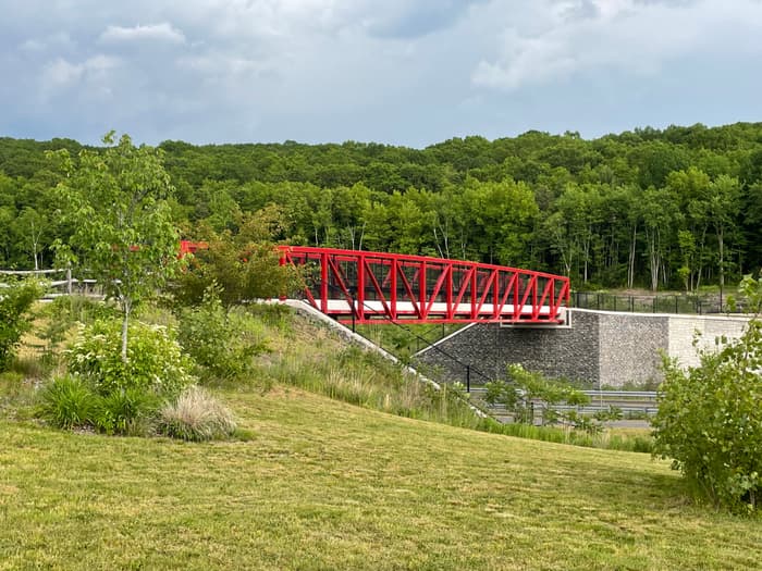 Camp Meeting Road pedestrian bridge (Credit: John Bolduc)