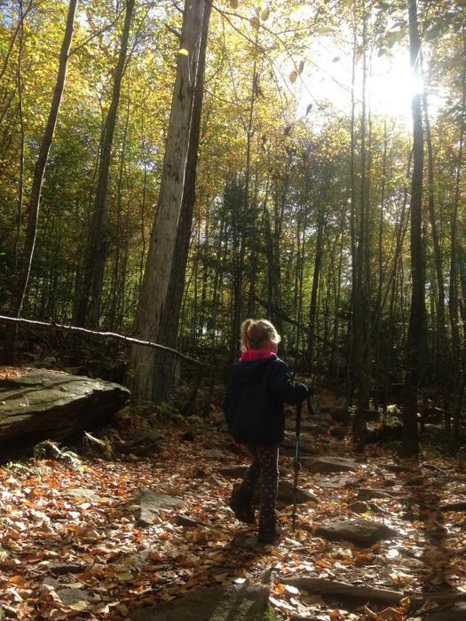 Hike at Devil's Hopyard. (Credit: Kim Bradley)