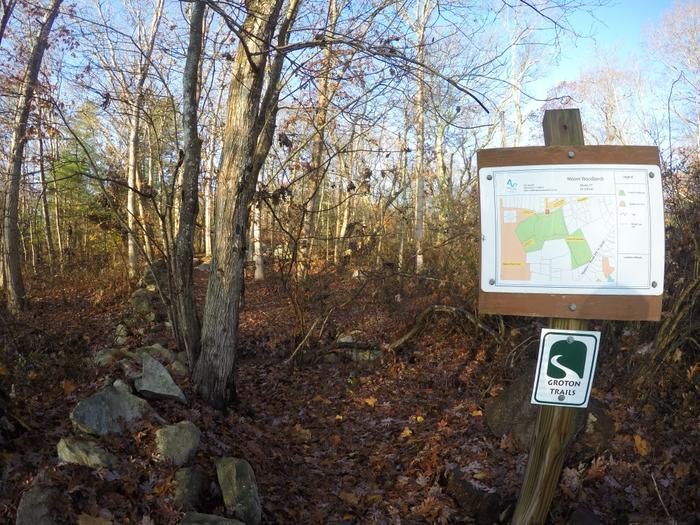 Entrance sign for Moore Woodlands. (Credit: Dale Wilson)