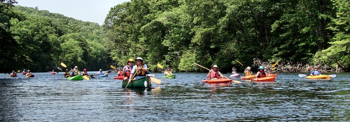 Paddling from Sprague to Norwich