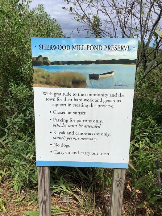 Sherwood Mill Pond Preserve