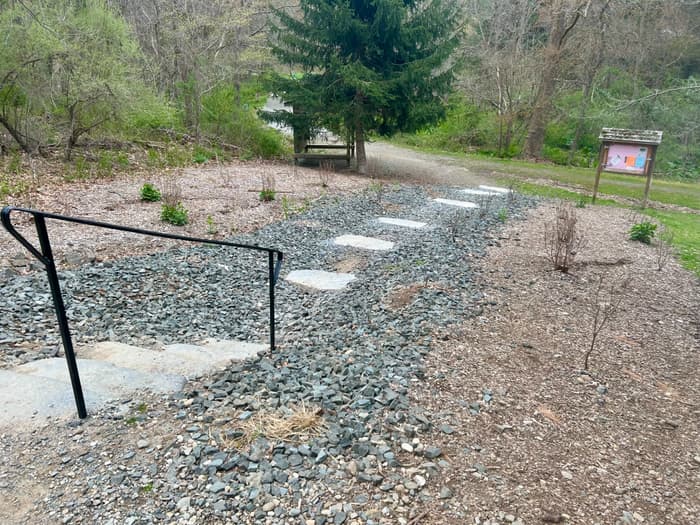 New accessway from Orange parking lot (Credit: C. Anderson/ Orange Conservation Commission)