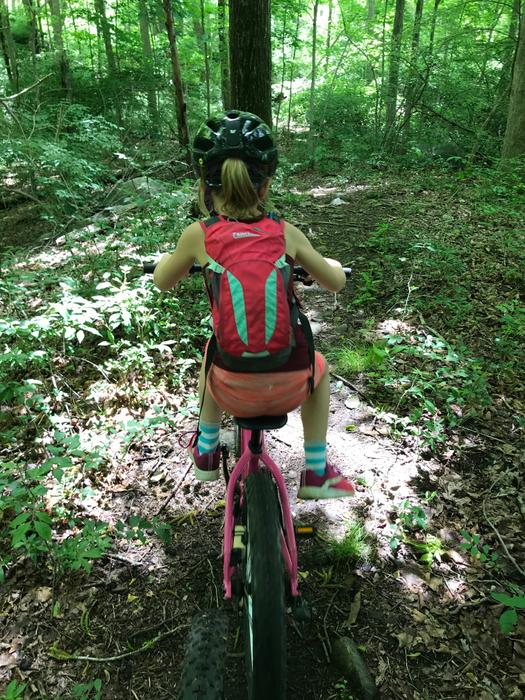 Cycling the single track trails of Chapal Preserve. (Credit: Kim Bradley)