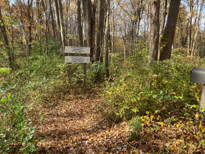 Russel Swamp section, Newton St entrance (Credit: AK/ TrailFinder staff)