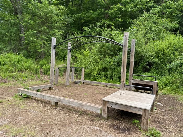 outdoor exercise facility (Credit: Emily Wilson)