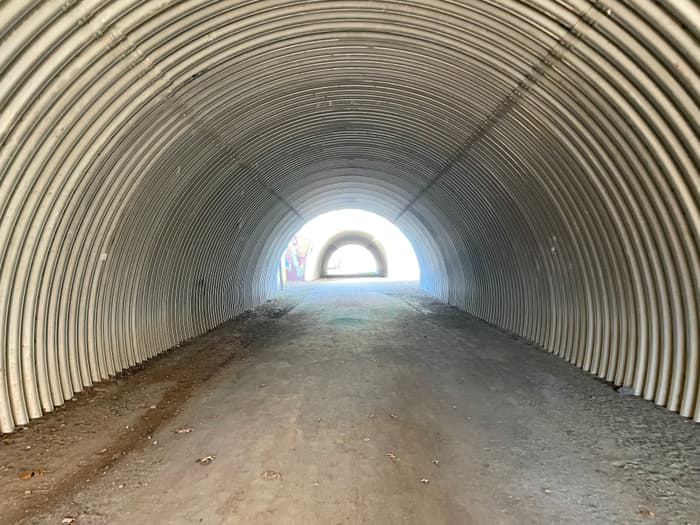 Inside the underpass (Credit: John Bolduc)