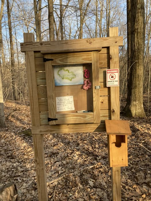 trail kiosk (Credit: Linda Anderson)