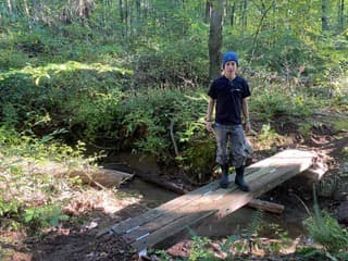 Stream crossing (Credit: D. Livingston)