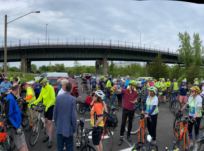 Putnam Bridge from Great Meadow parking lot (Credit: R. O'Connor)