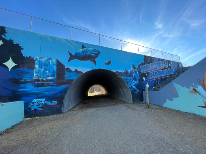 mural on I-84 underpass (Credit: John Bolduc)