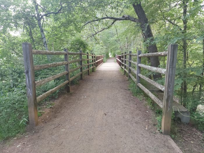 stone dust trail on a bridge (Credit: Bob Lazzari)