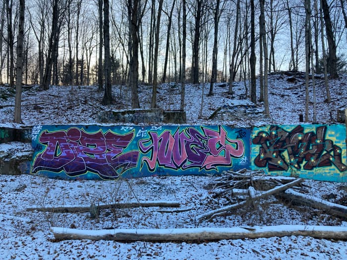 Graffiti Arches (Credit: Walk Bike Rocky Hill)