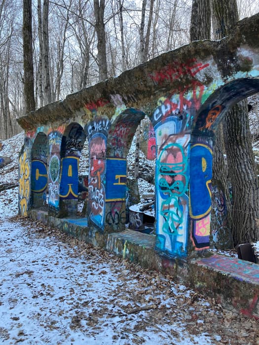 Graffiti Arches (Credit: Walk Bike Rocky Hill)