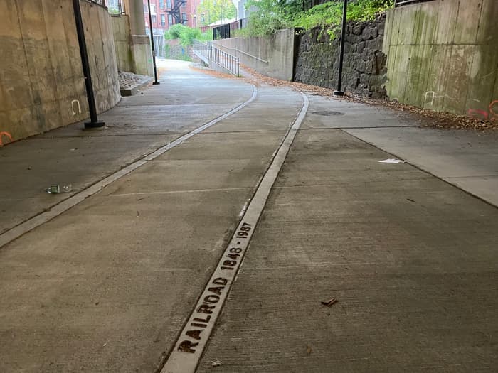 Tunnel section off Grove Street in New Haven (Credit: Adelheid Koepfer)
