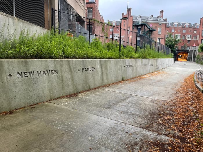 Section between Grove Street and Whitney Avenue in New Haven (Credit: Adelheid Koepfer)