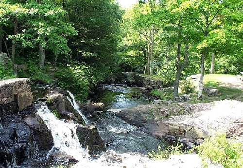 Waterfall at Southford State Park (Credit: CT State Parks)