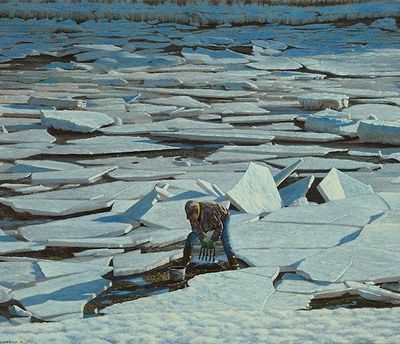 David Vickery: Clam Digger, Broad Cove