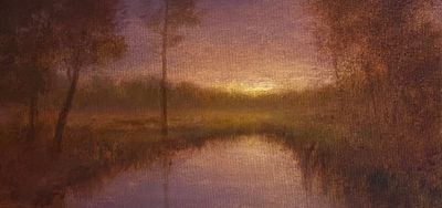 Robert Wellings: Evening Pond