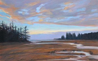 Tracy Baker-White: Evening at Lopaus Point