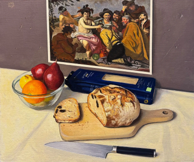 William Hoyt: Frutta, Pane, Pasta, Vino