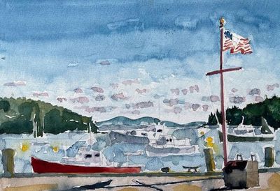 Bill Woodman 1939 - 2022: GSS 013 Bar Harbor Pier