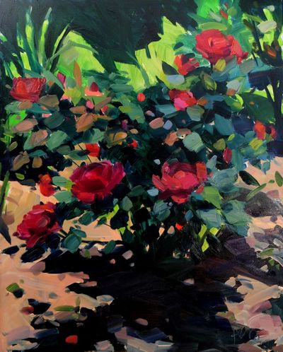 Amy Brnger: Garden Roses at Noon