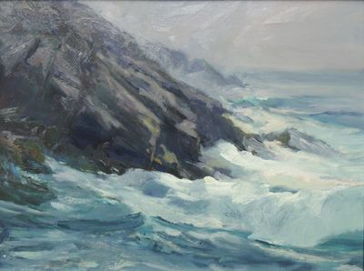 Carol Raybin: Incoming Waves, Lobster Cove