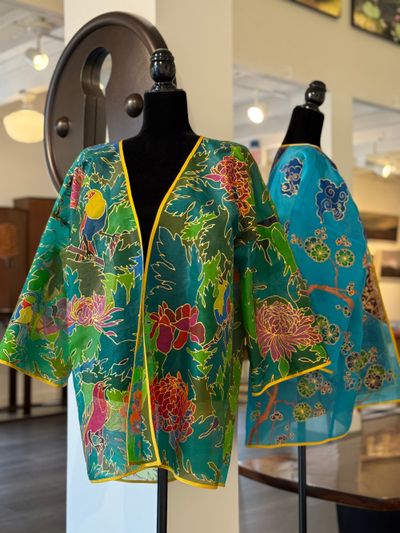 Gigi AEA: Haute Couture Hand Painted Jacket - &quot;Spring&quot;