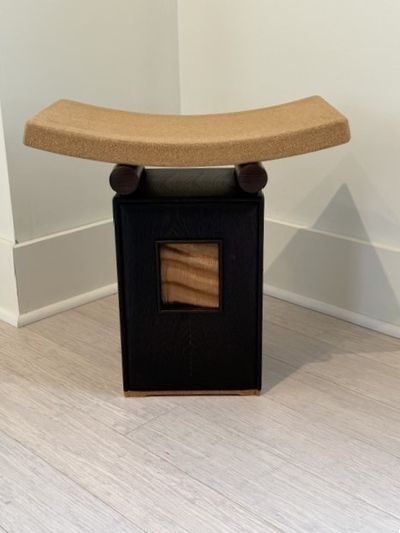 Joe Tracy: Asian influenced cork stool