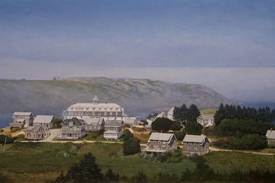 David Vickery: June Fog, Monhegan