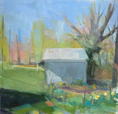 Amy Brnger: Late April and Shed