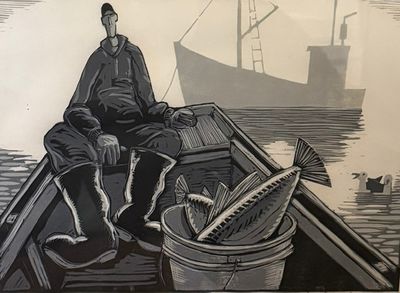 David Witbeck Relief Prints: Lumpers