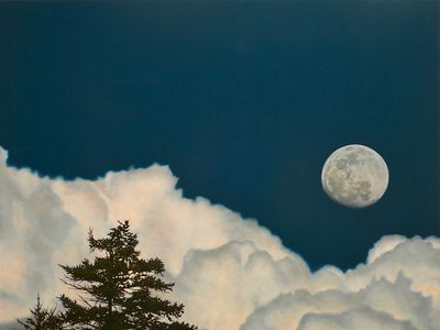 David Vickery: Moon and storm front