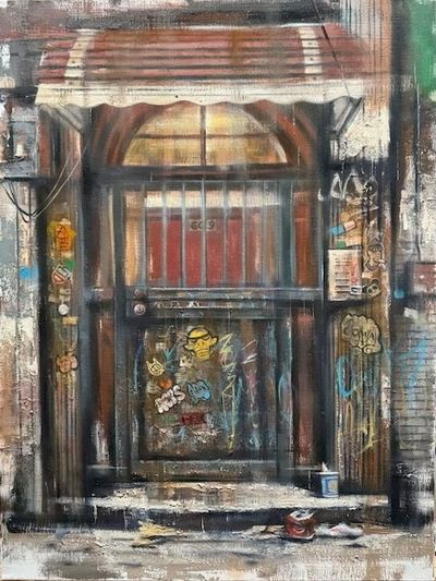 Jeff Bye: New York City Doorway (East Bowery)