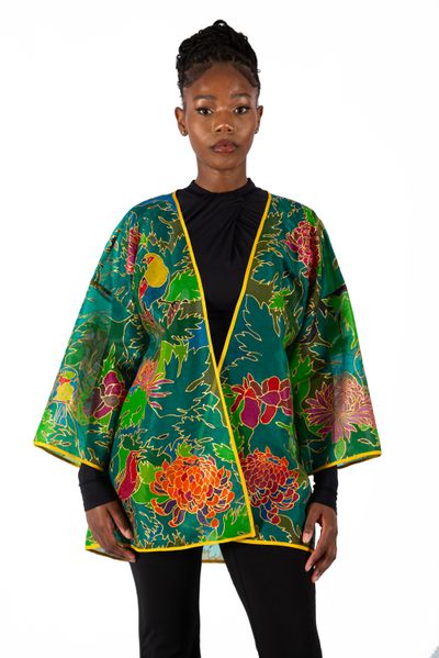 Gigi AEA: Spring, Haute Couture Hand Painted Jacket